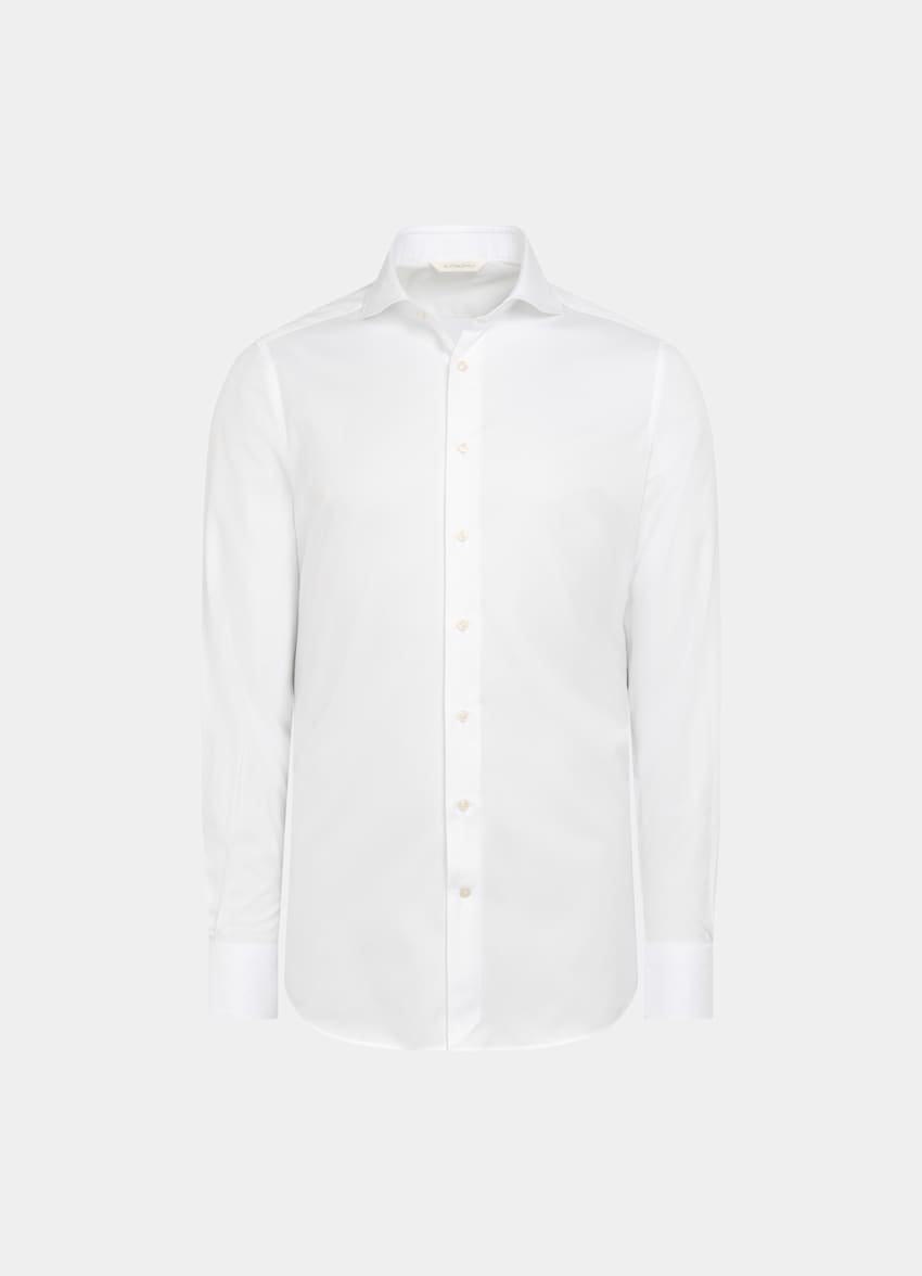 Light Blue Twill Tailored Fit Shirt