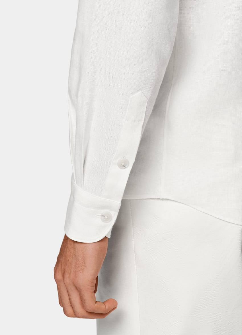 White Tailored Fit Shirt