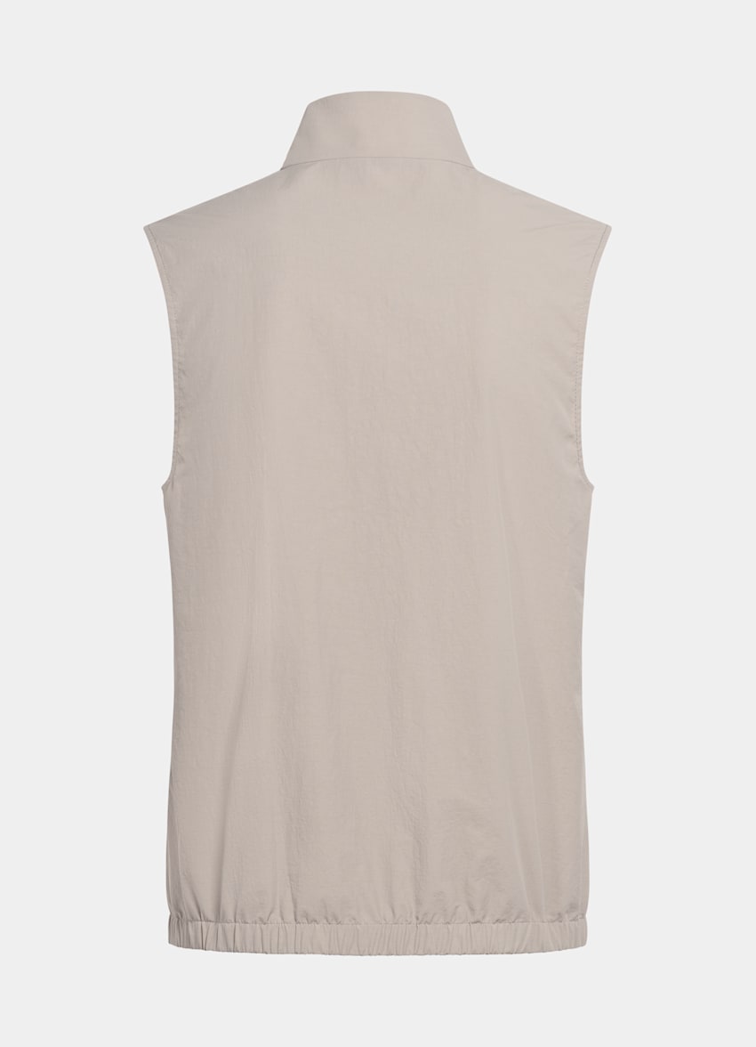 Light Taupe Reversible Vest