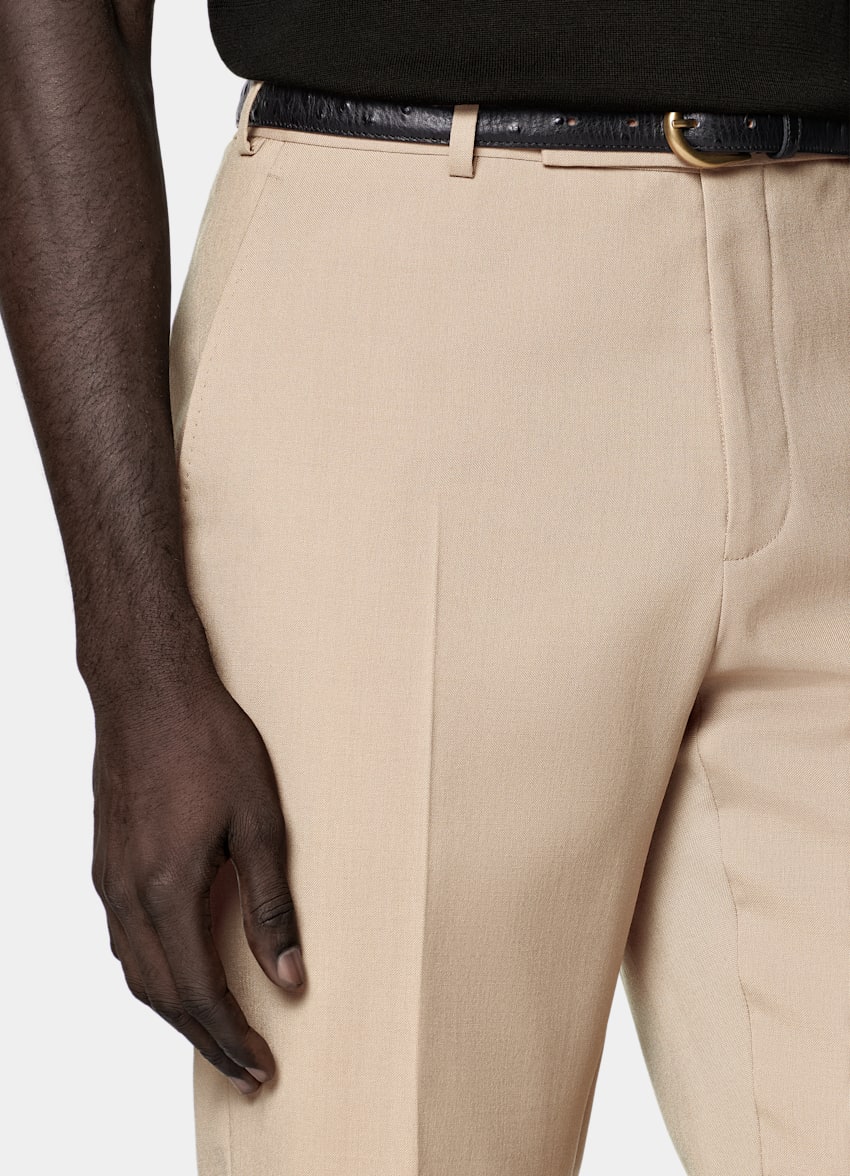 Mid Brown Tailored Fit Milano Suit