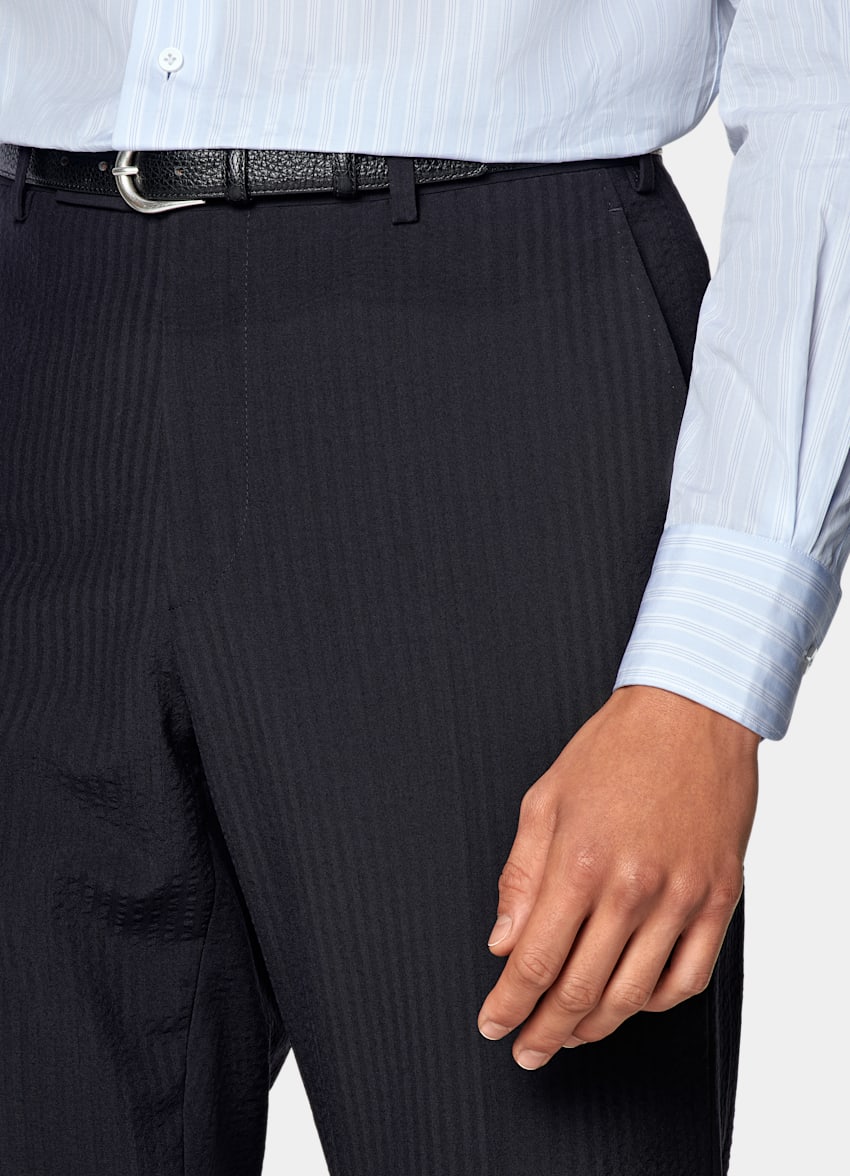 Navy Relaxed Fit Roma Suit