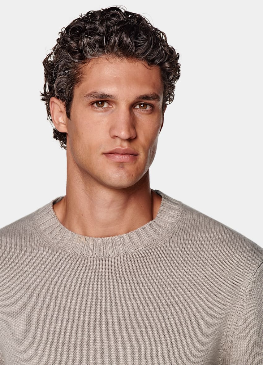 Taupe Crewneck