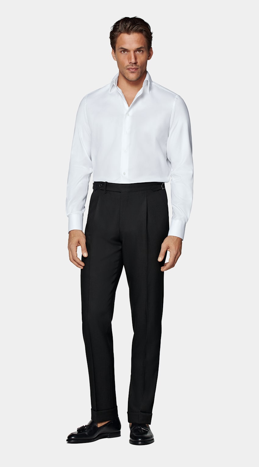 White Royal Oxford Slim Fit Shirt