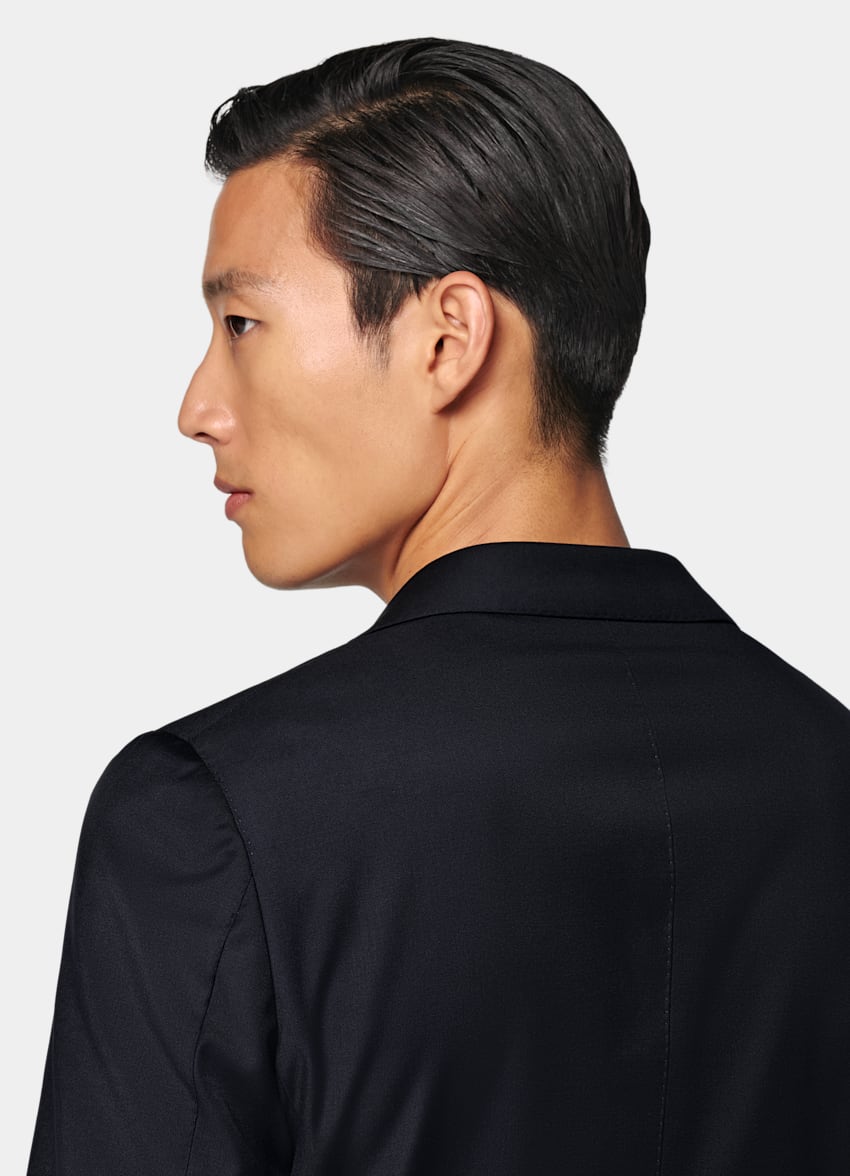 Navy Tailored Fit Havana Suit Jacket