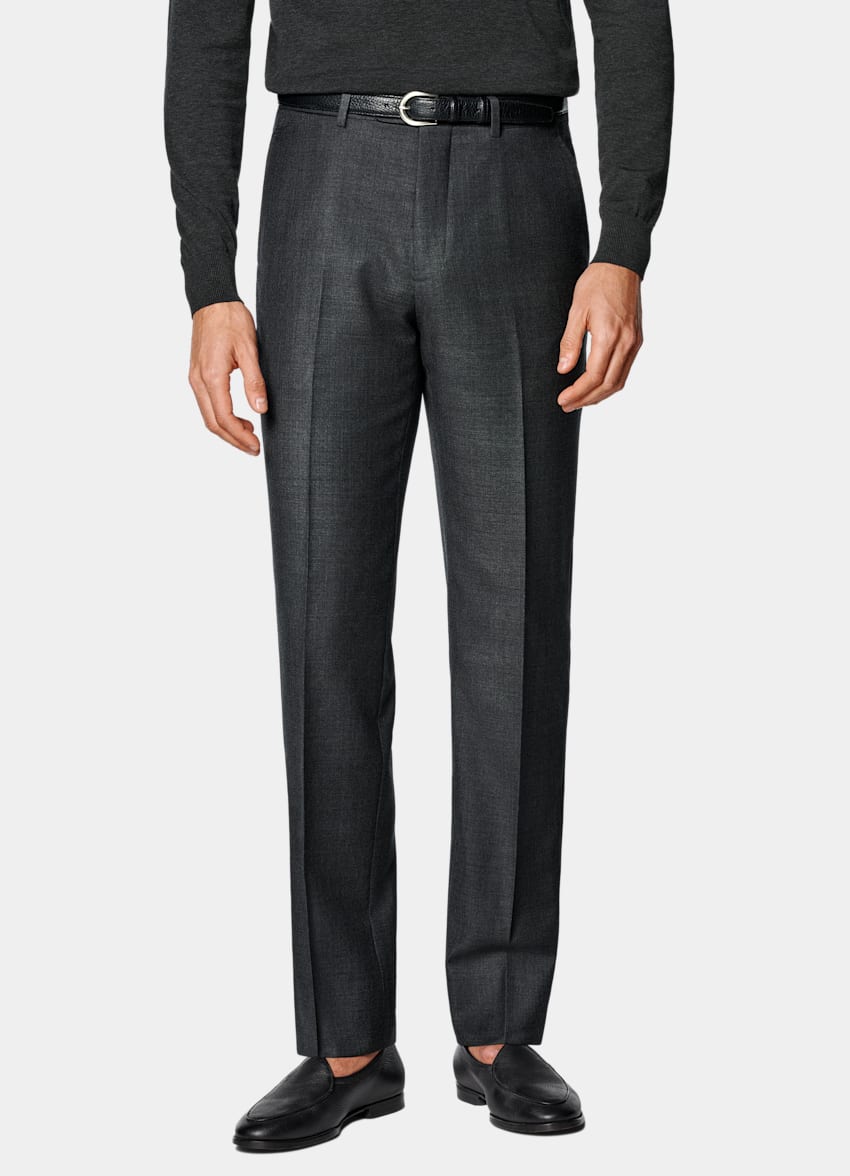 Dark Grey Tailored Fit Havana Suit