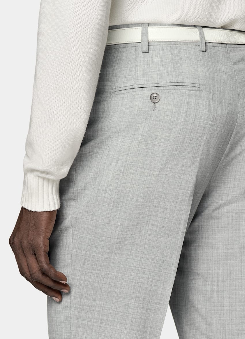 Light Grey Custom Made Suit