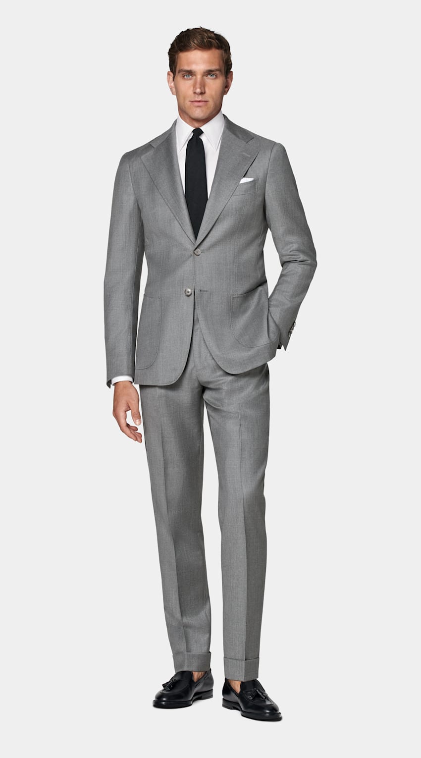 Mid Grey Perennial Tailored Fit Havana Suit