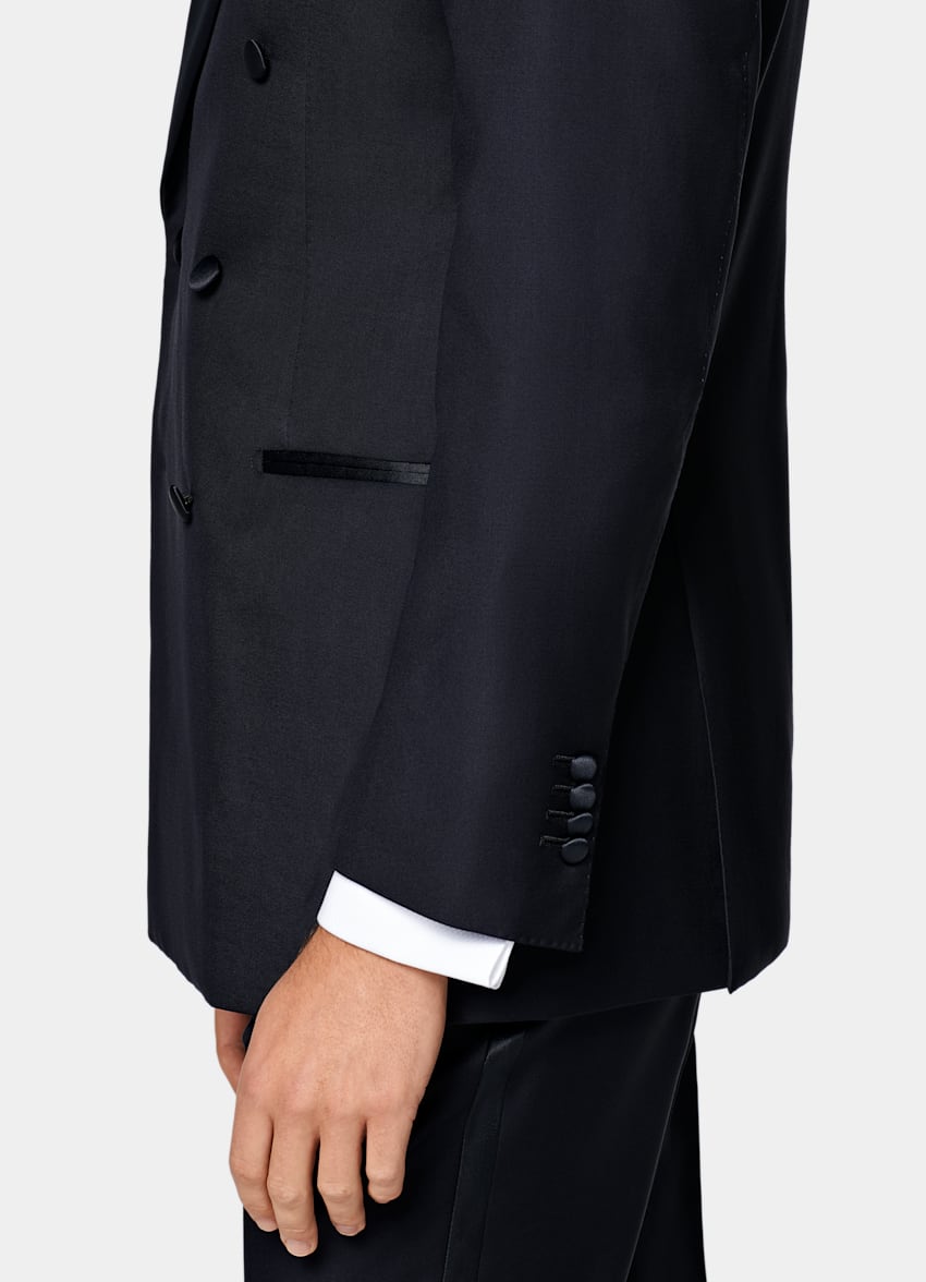 Navy Tailored Fit Havana Dinner Jacket