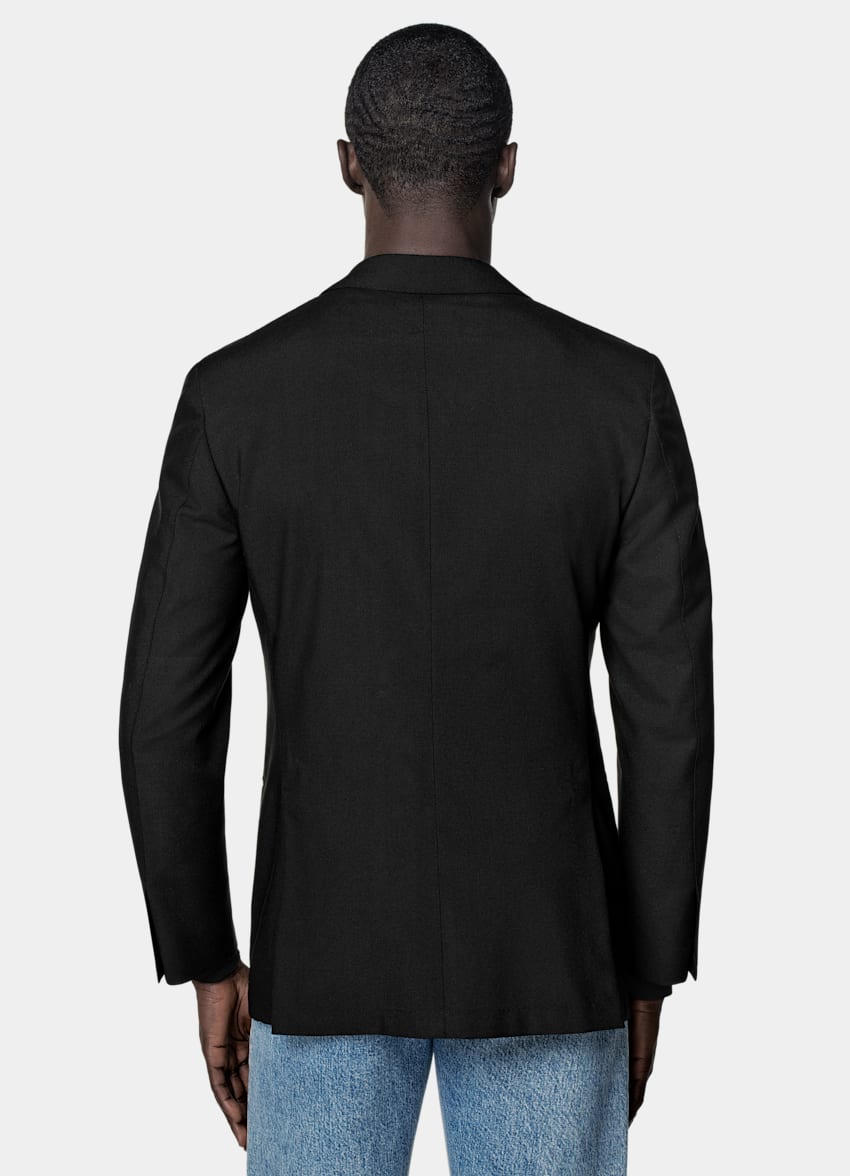Black Tailored Fit Havana Suit Jacket