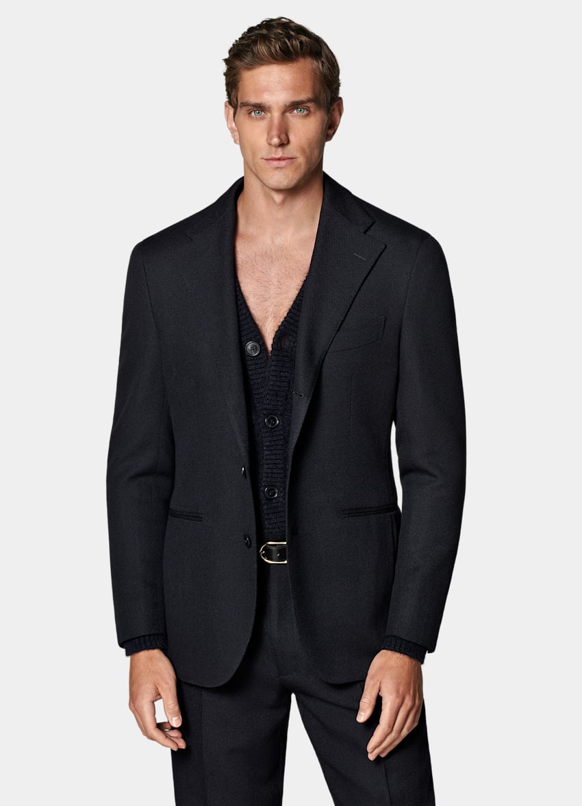 Navy Relaxed Fit Roma Suit