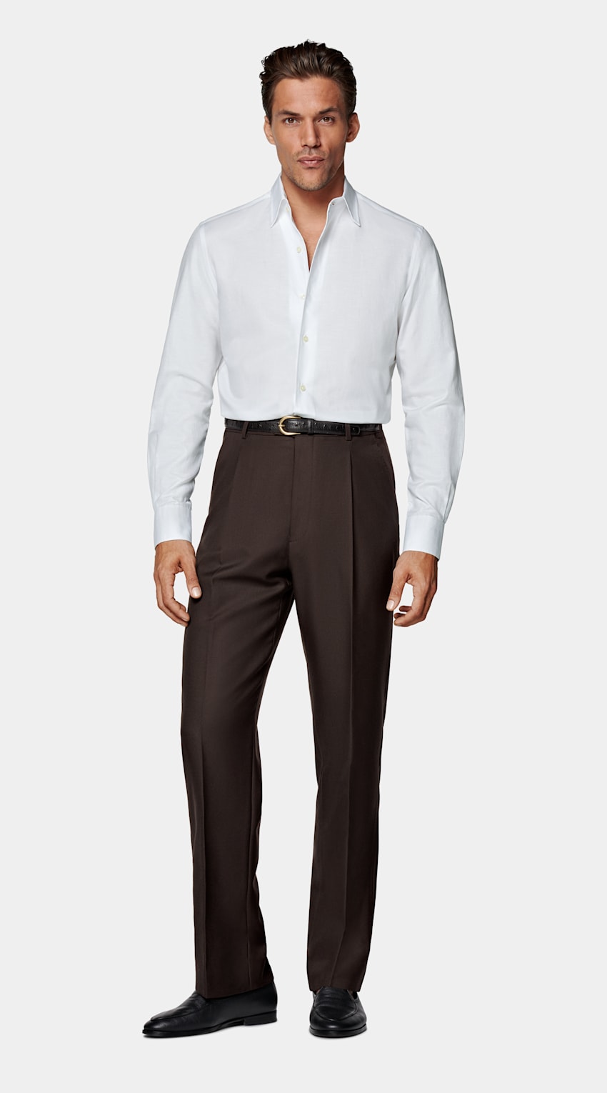 White Tailored Fit Shirt