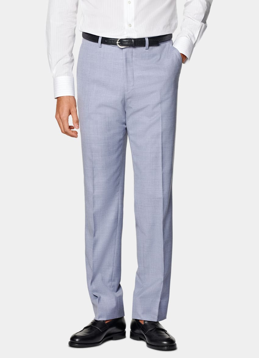 Light Blue Perennial Tailored Fit Havana Suit