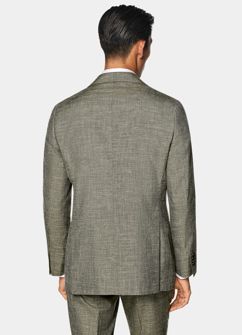 Light Green Tailored Fit Havana Suit