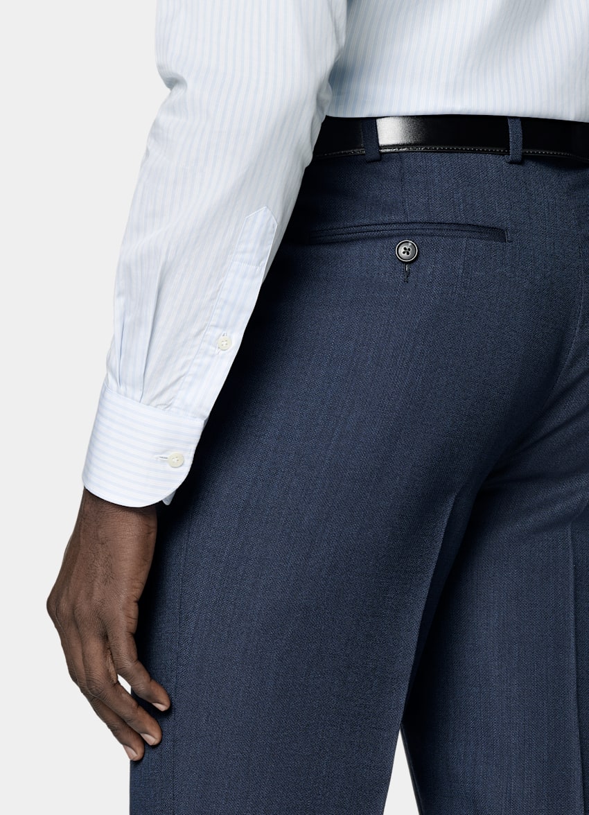 Navy Perennial Tailored Fit Havana Suit