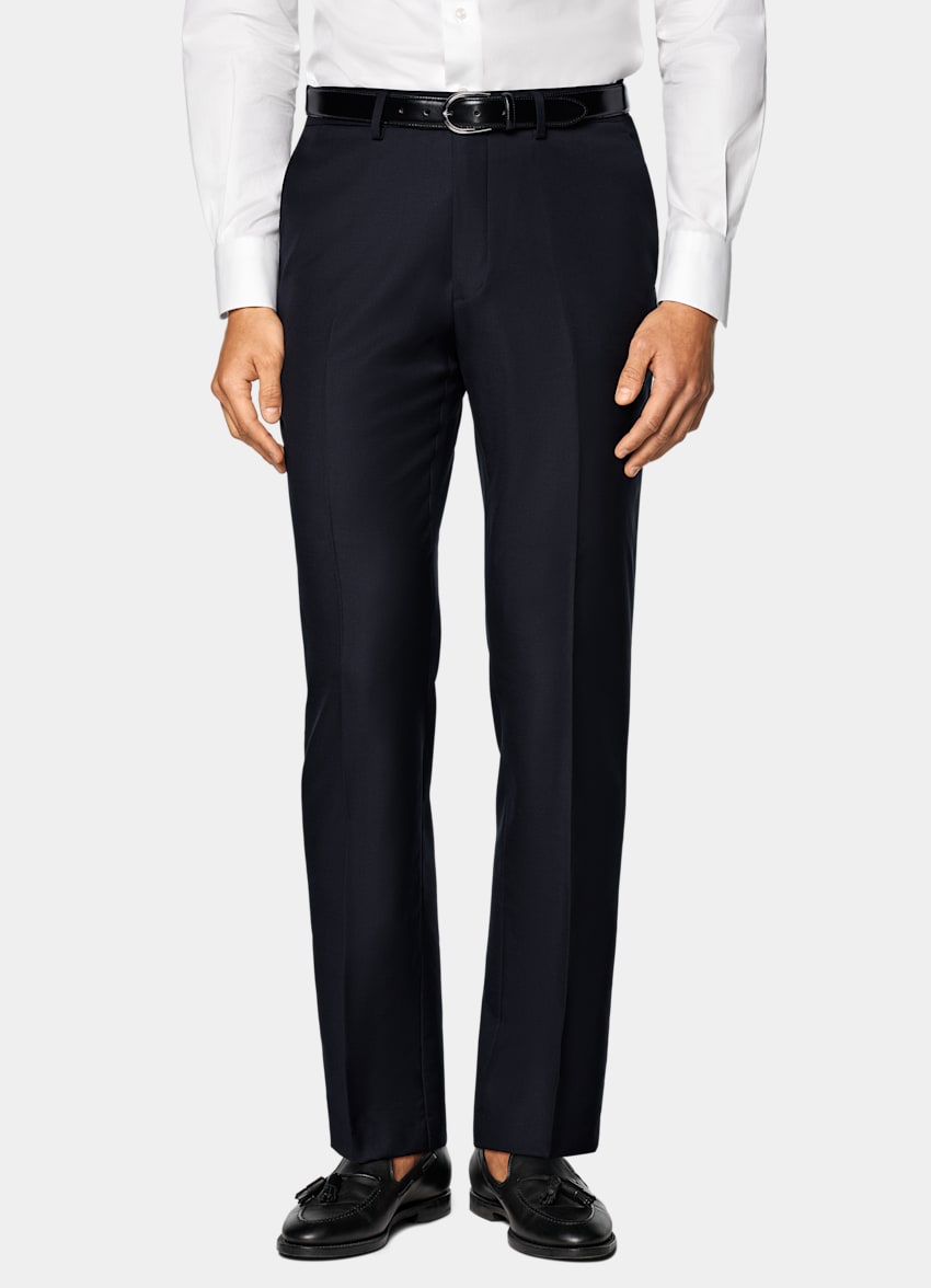 Navy Three-Piece Tailored Fit Havana Suit