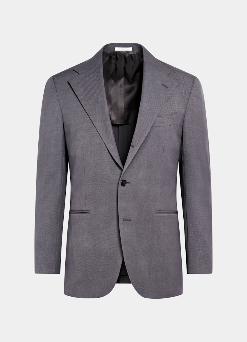 Mid Grey Relaxed Fit Roma Suit