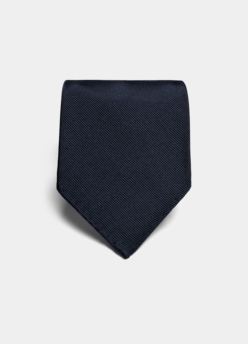 Navy 7 Fold Tie
