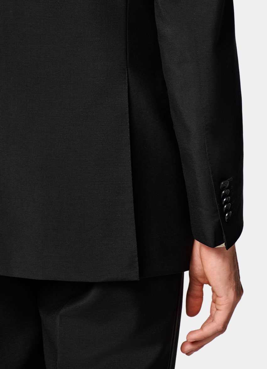 Black Tailored Fit Milano Suit