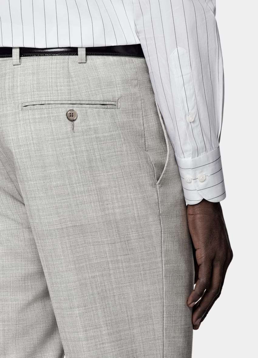 Light Grey Perennial Tailored Fit Havana Suit