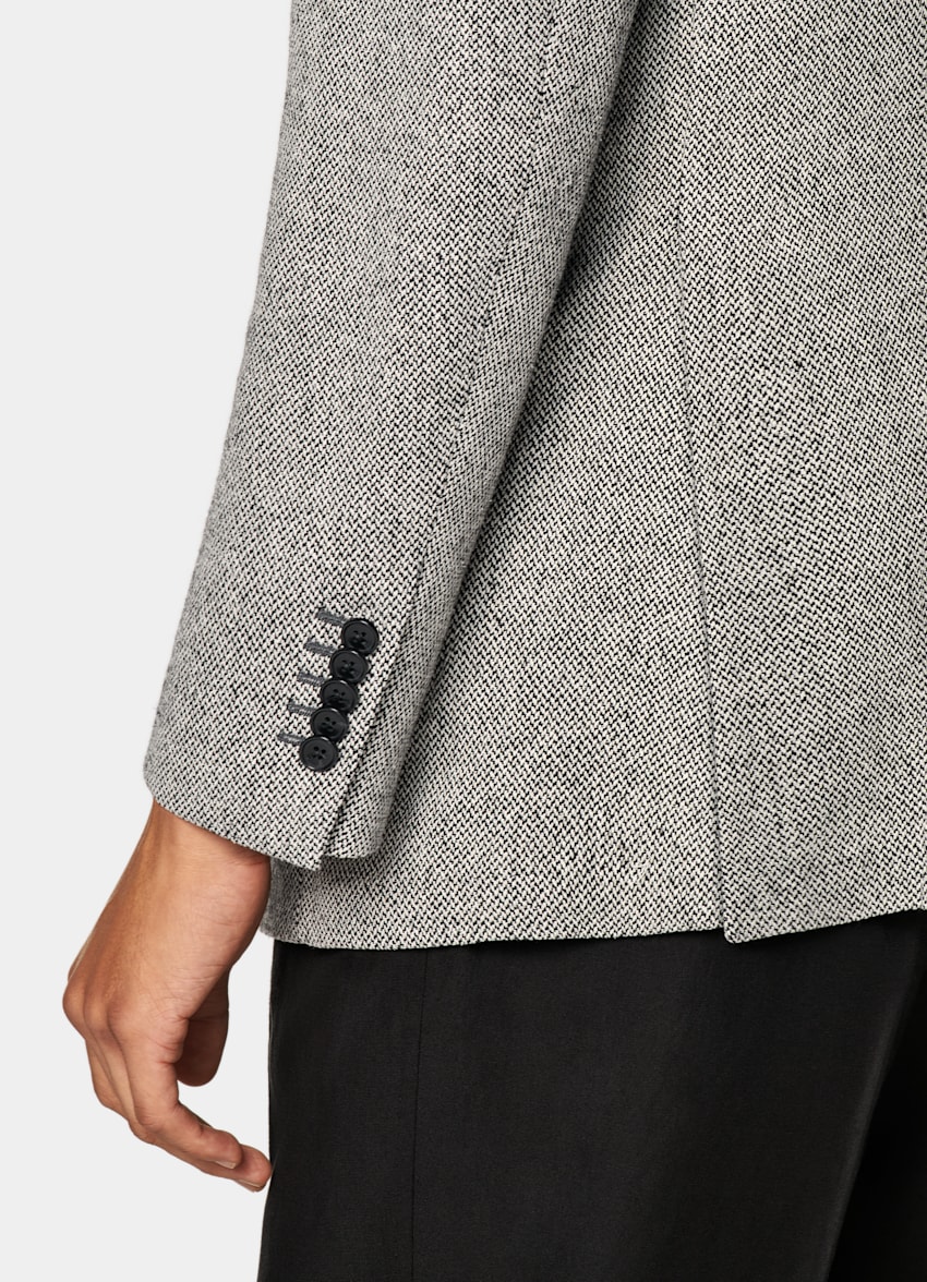 Black Tailored Fit Milano Blazer