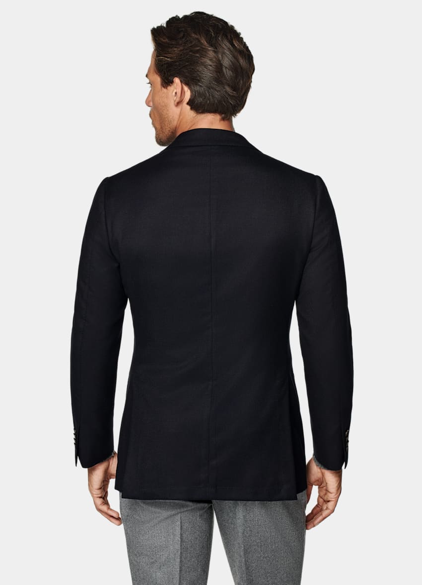 Navy Tailored Fit Havana Suit Jacket
