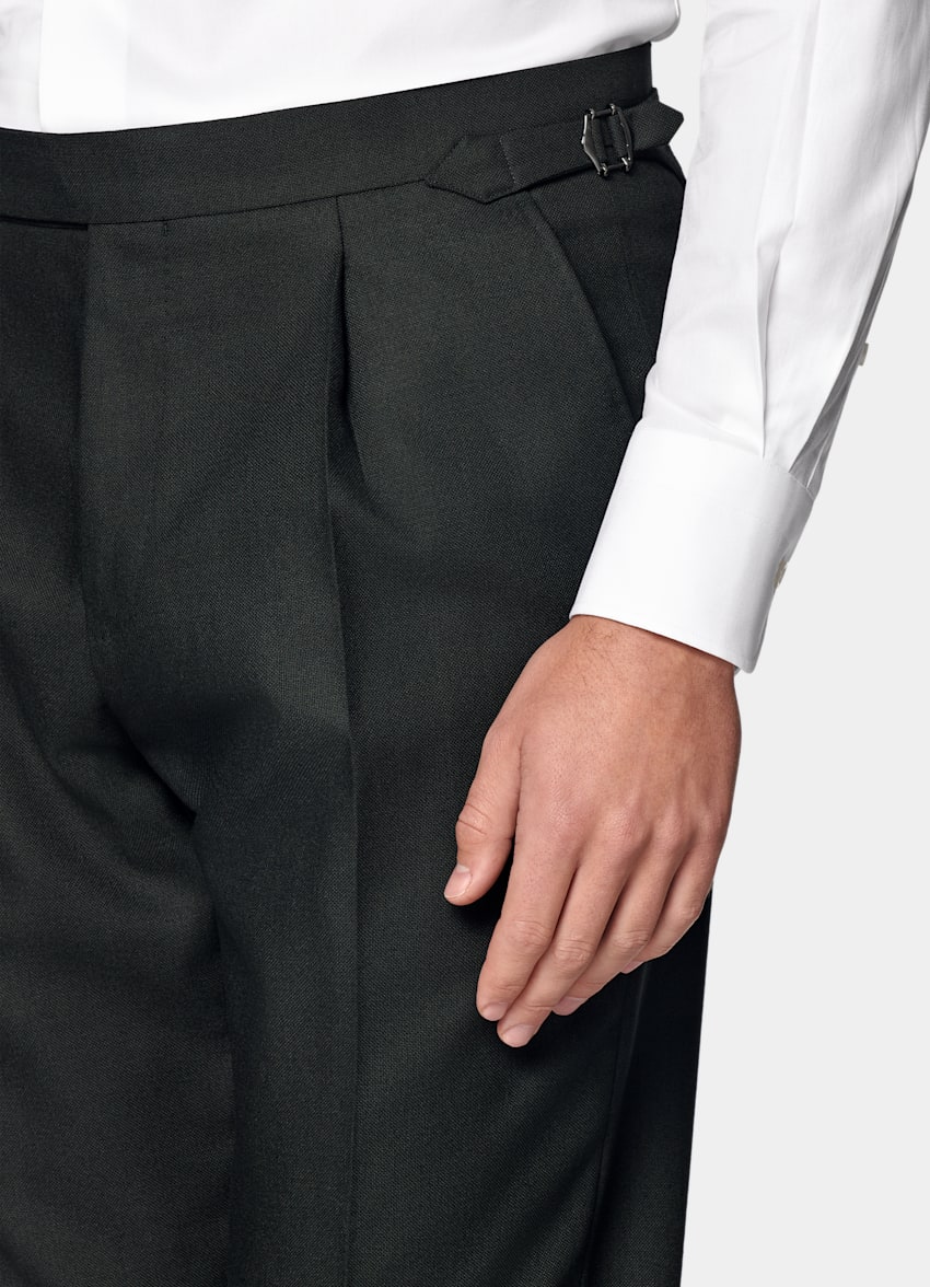 Dark Green Tailored Fit Havana Suit