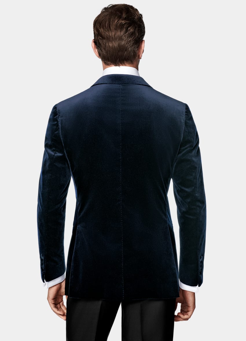Navy Tailored Fit Havana Dinner Jacket