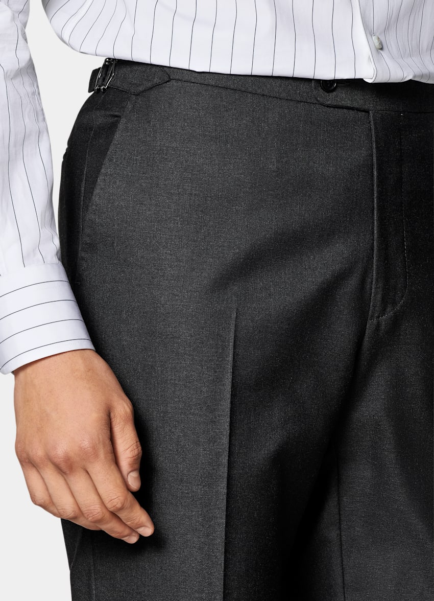 Dark Grey Tailored Fit Havana Suit