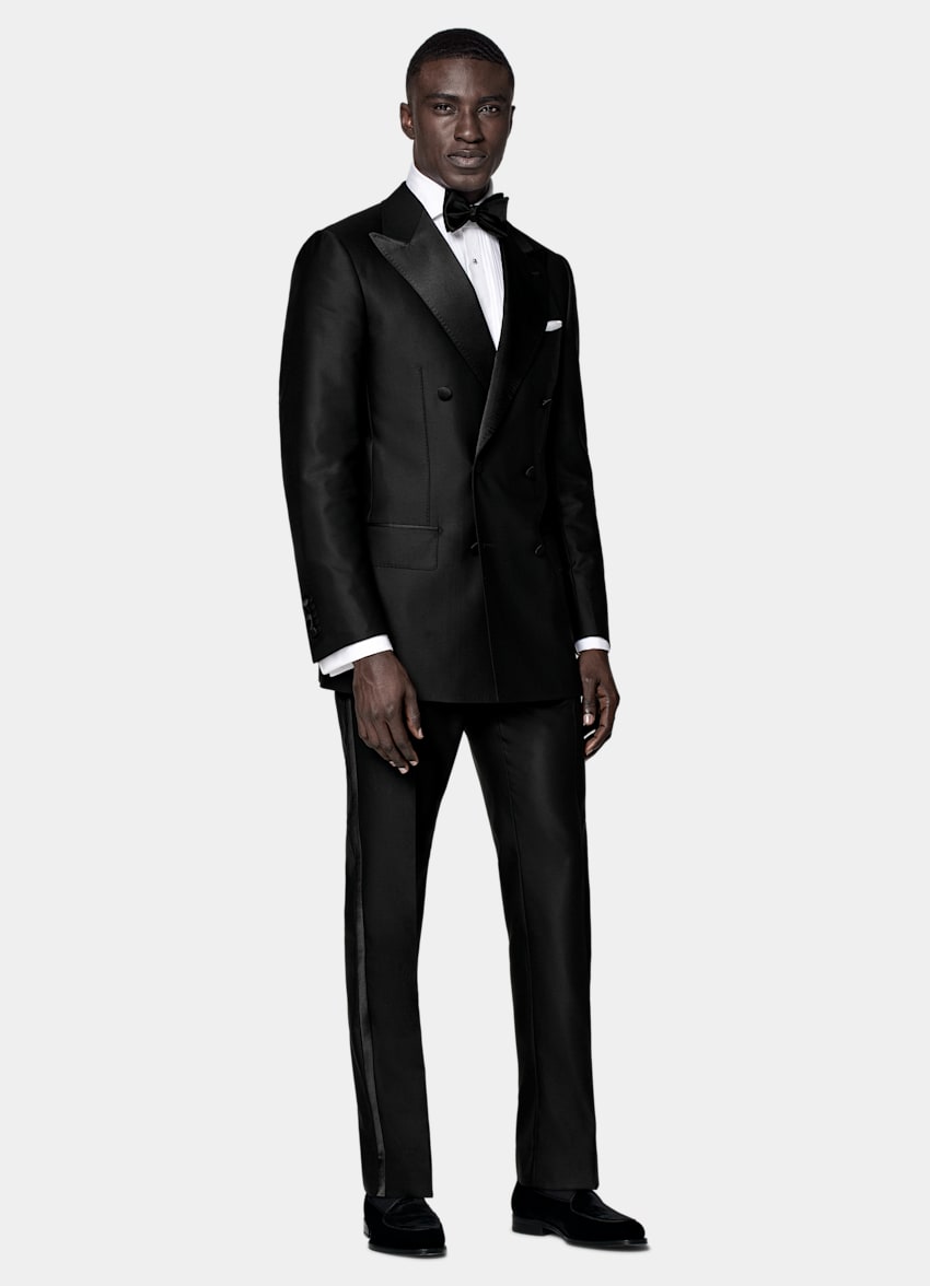 Black Tailored Fit Milano Tuxedo