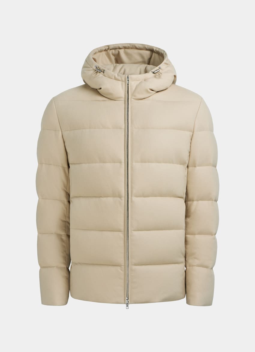 Light Brown Down Jacket