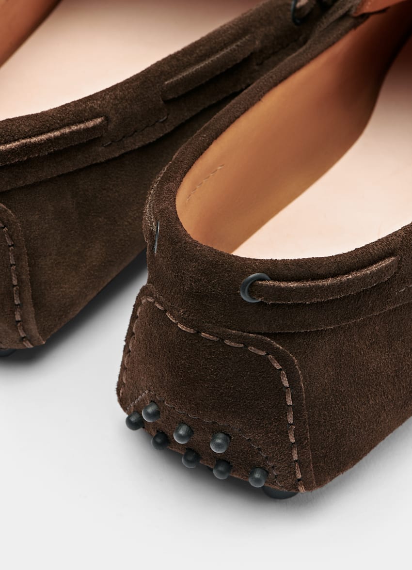 Mid Brown Driving Moccasins