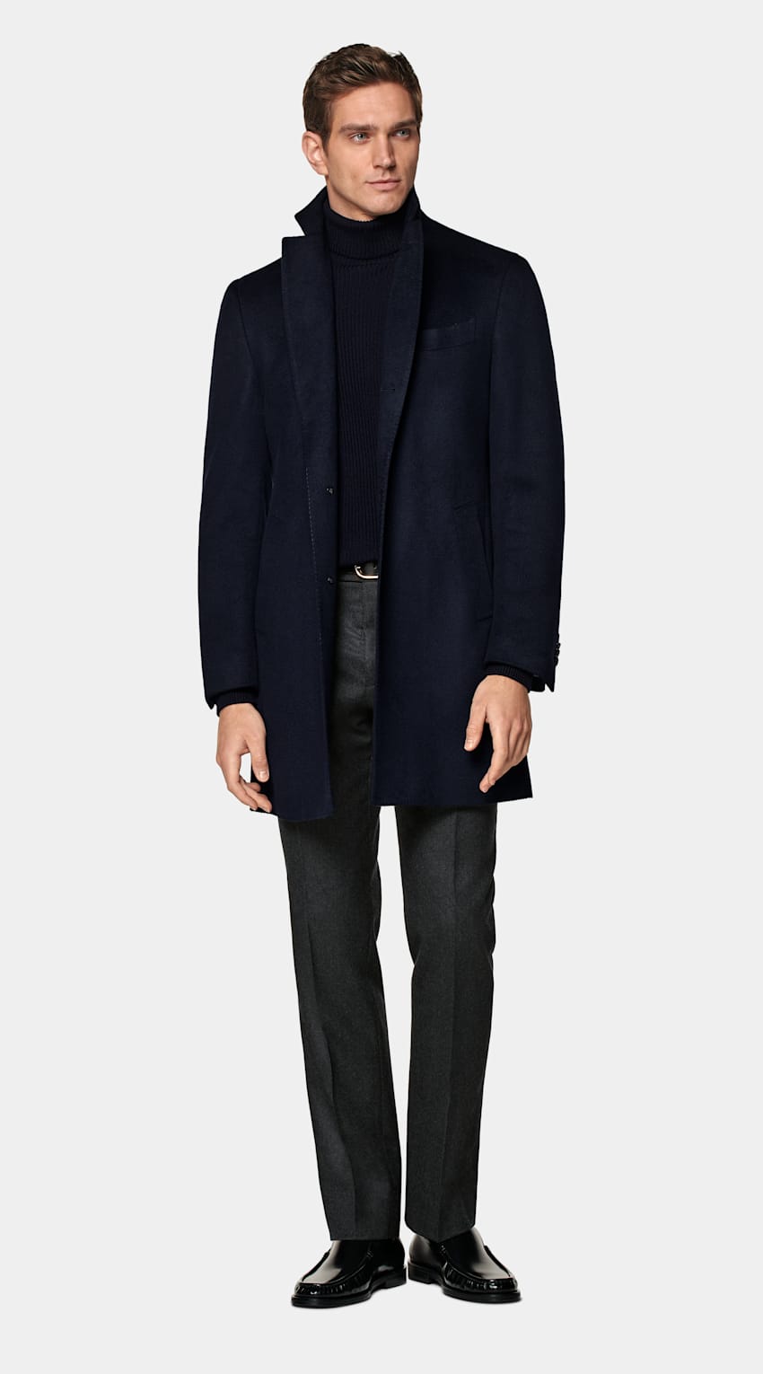 Navy Overcoat