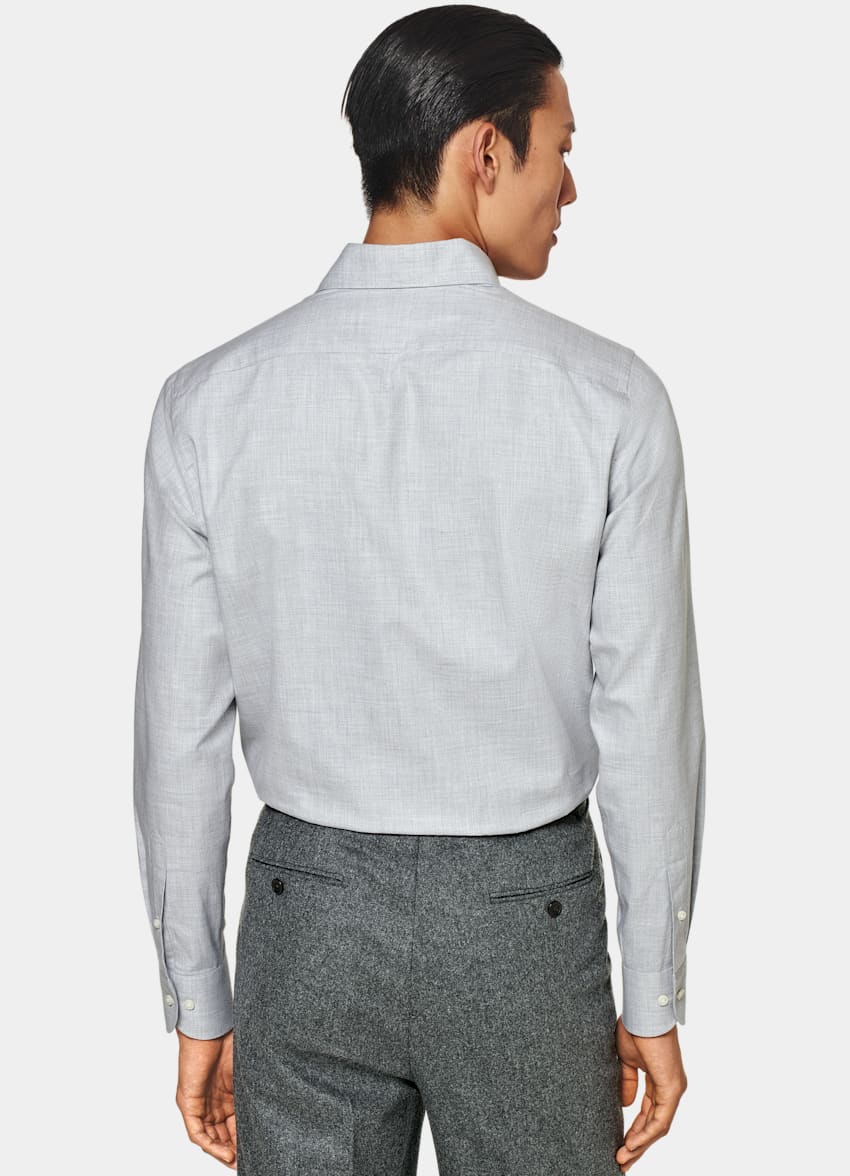 Light Grey Slim Fit Shirt