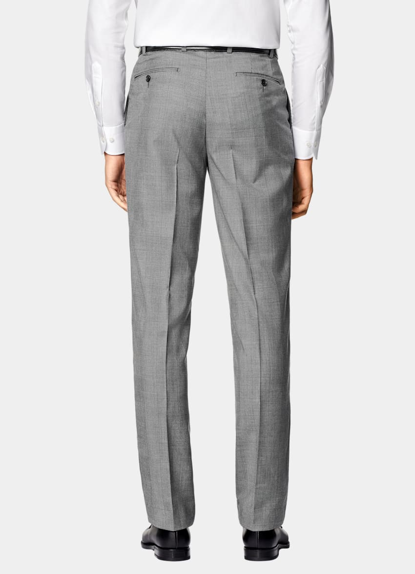 Mid Grey Checked Tailored Fit Havana Suit