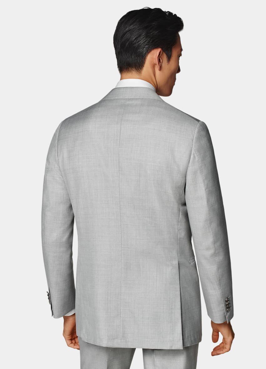 Light Grey Tailored Fit Havana Suit