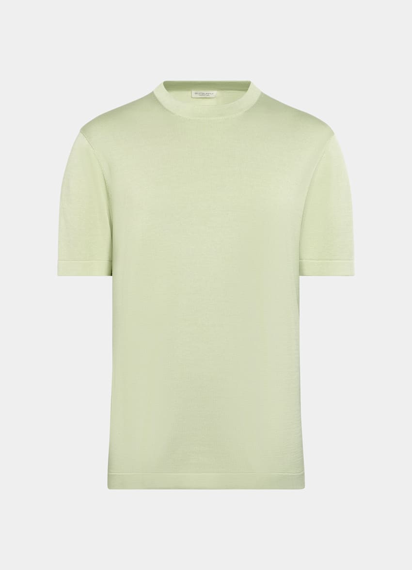 Light Green Short Sleeve Crewneck