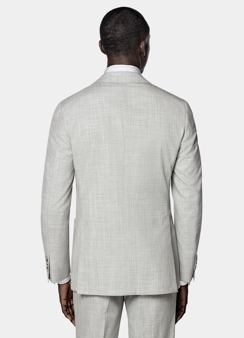 Light Grey Perennial Tailored Fit Havana Suit