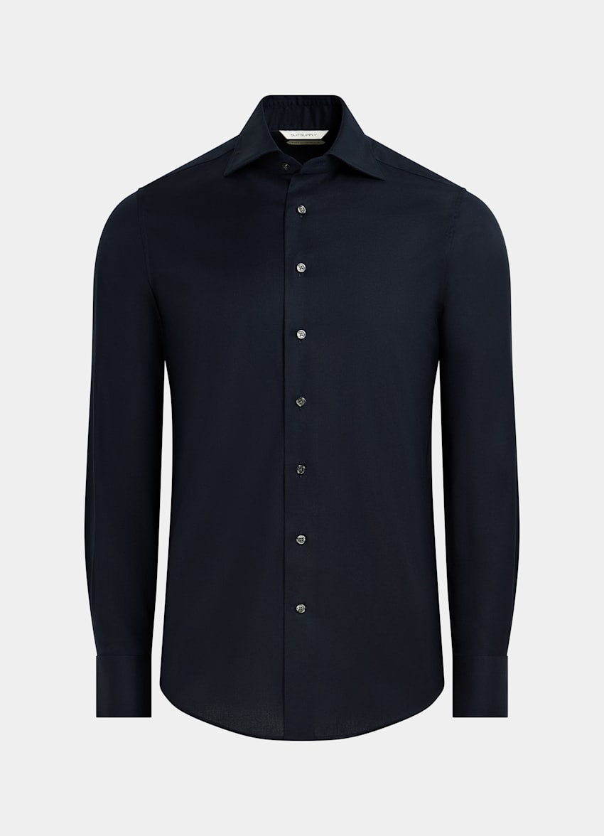 Navy Royal Oxford Slim Fit Shirt