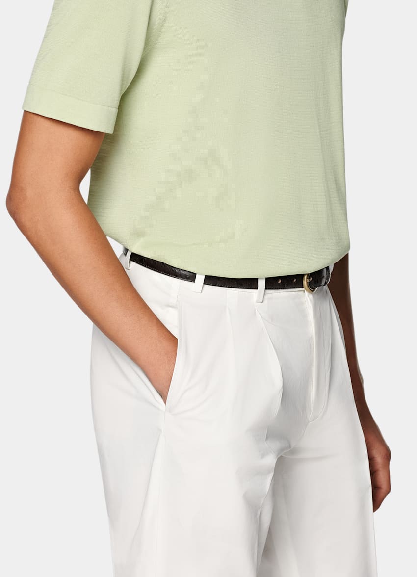 Light Green Short Sleeve Crewneck