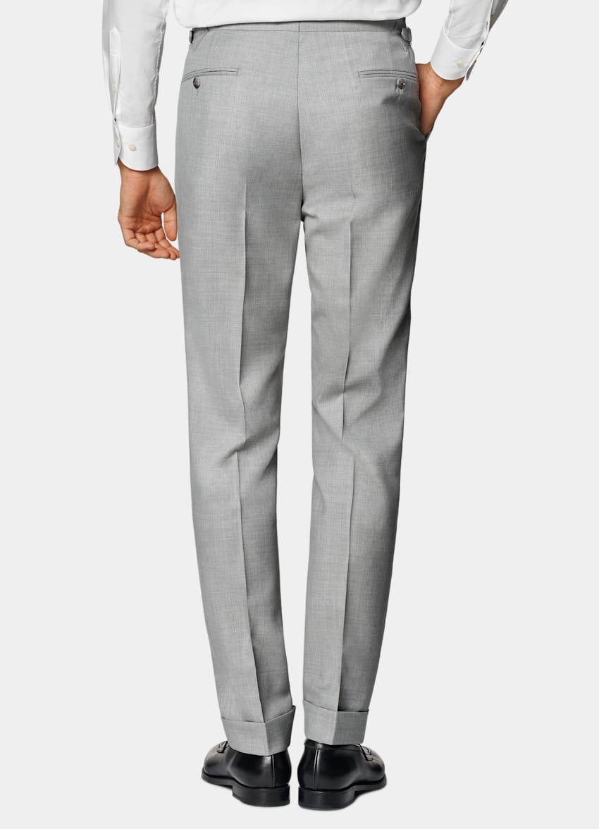 Light Grey Tailored Fit Havana Suit