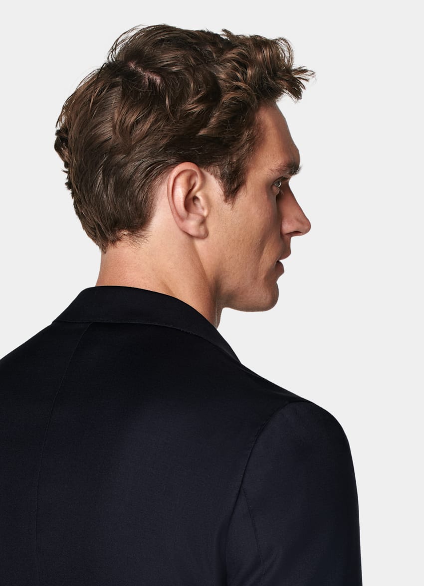 Navy Tailored Fit Havana Suit Jacket