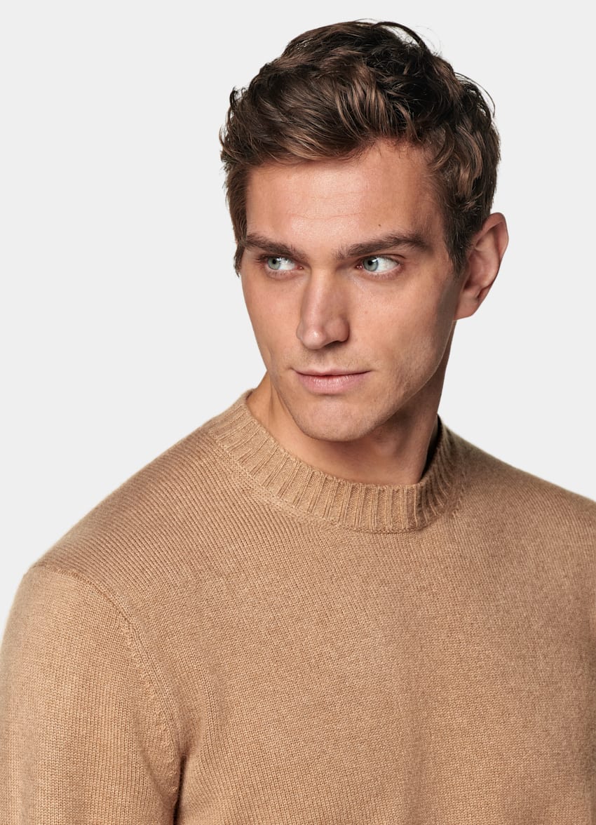 Mid Brown Crewneck