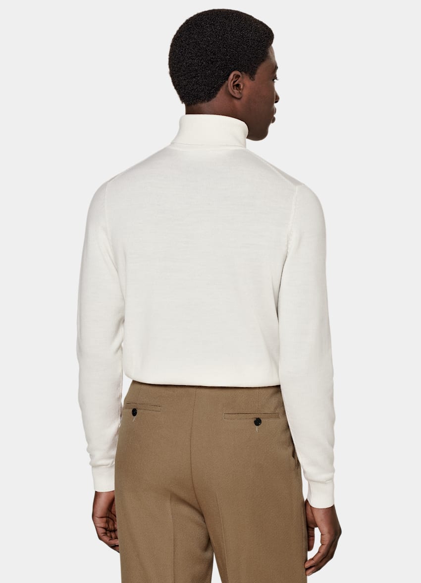 Off-White Merino Turtleneck