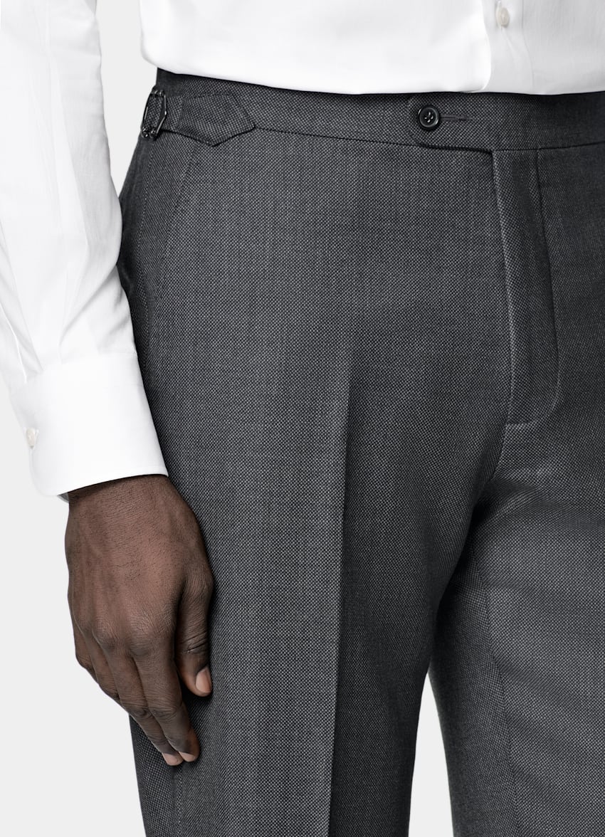 Dark Grey Tailored Fit Havana Suit