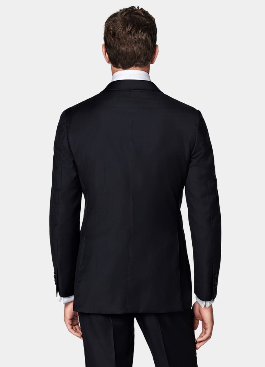 Navy Tailored Fit Lazio Tuxedo