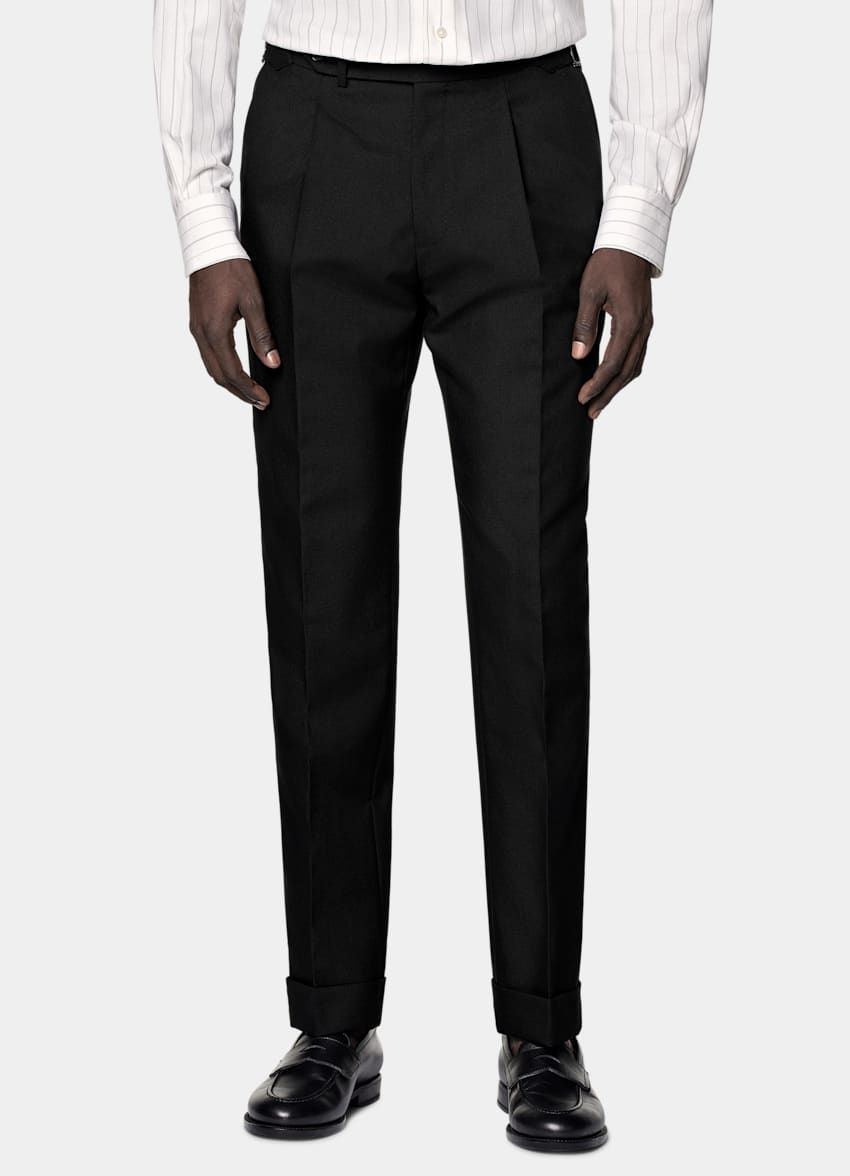 Black Tailored Fit Havana Suit