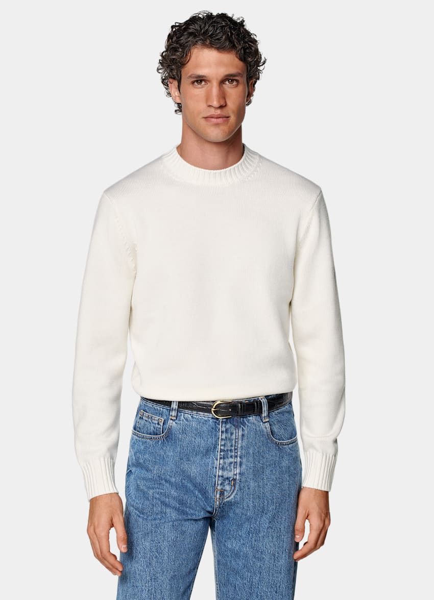 Off-White Merino Crewneck