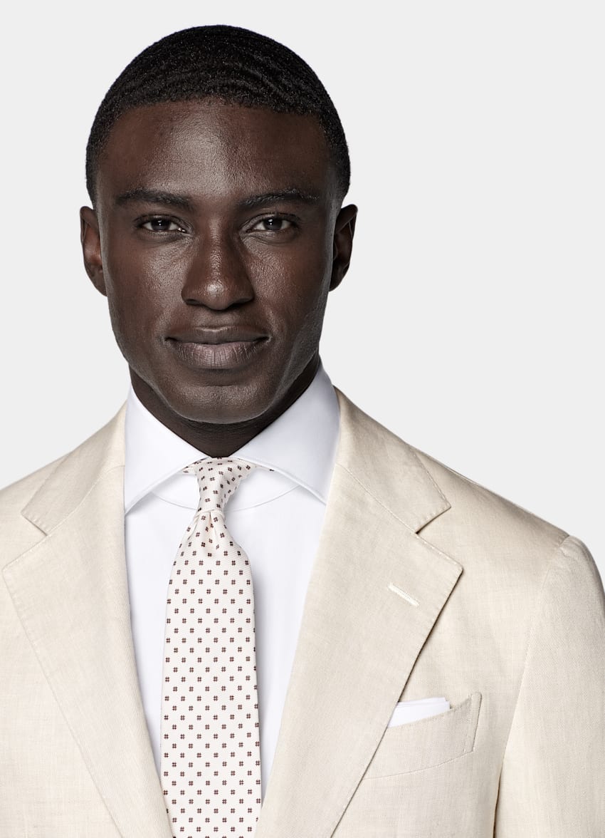 Sand Tailored Fit Havana Suit