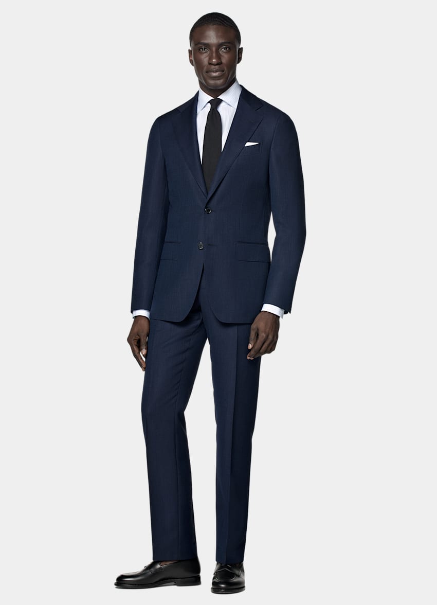 Navy Perennial Tailored Fit Havana Suit