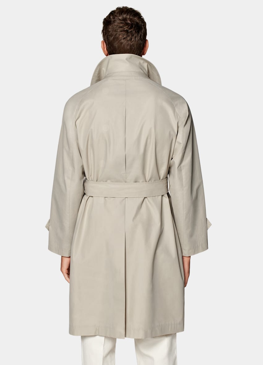 Sand Belted Trench Coat